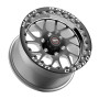 Weld Racing RT-S Twisted S78 HD Forged 17x10 / 6x5 BP / 6.9in. BS Matte Black Center Drag Wheel (Low Pad) - Black Single Beadlock #78LB7100X69F