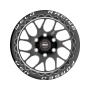 Weld Racing RT-S Twisted S78 HD Forged 15x10 / 6x5.5 BP / 6.5in. BS Matte Black Center Drag Wheel (Medium Pad) - Black Single Beadlock #78MB510E65F