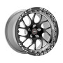 Weld Racing RT-S Twisted S78 17x10 / 5x115mm BP / 6.7in. Gloss Black Milled Drag Wheel (High Pad) - Black Single Beadlock - 78HB7100W67F