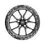 Weld Racing RT-S S85 17x10.5 / 5x115mm BP / 5.7in. BS Gloss Black Milled Drag Wheel (High Pad) - Black Single Beadlock - 85HB7105W57F
