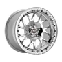 Weld Racing RT-S Twisted S78 18x11 Polished Drag Wheel  / 5x4.5 BP / +18 Offset / 6.7in. BS (Medium Pad) - Polished Single Beadlock - 78MP8110A67F for Ford Mustang SVT Cobra 2003-2004, Mustang Mach 1 2003-2004, Mustang Bullitt 2001, Mustang GT & V6 1999-2004