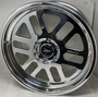 Bogart Racing Eliminator 2-Piece Street Strip Polished Wheel 15x10 | 6x5.5 | GM 1500 | 6.50 in. BS - BRWEL151065525P for 1999, 2000, 2001, 2002, 2003, 2004, 2005, 2006, 2007, 2008, 2009, 2010, 2011, 2012, 2013, 2014, 2015, 2016, 2017, 2018, 2019, 2020, 2021, 2022, 2023, 2024, 2025, 2026 Chevrolet Silverado 1500 and GMC Sierra 1500