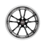 Weld Racing RT-S S70 20x11 / 5x5mm BP / 5.76in. BS / -6 Offset / Black Drag Wheel (Extra High Pad) - #70EB0110C58A for Durango Hellcat / SRT 2021-2026, Jeep Grand Cherokee SRT 2012-2021, Jeep Trackhawk SRT 2018-2021 - Designed for Vicrez Widebody Kit Demon Style vz101924