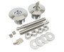 Quik-Latch Locking Low Profile Polished Hood Pins (Set of 2) QL-50L-LP/P