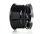 Forgestar D5 Gloss Black Wheel w/Machined Lip + Dual Knurling 17x10 +50 5x4.5BC for Ford Vehicles #1710D5BLKMC50545 F09170067P50