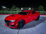 2019 Camaro 2SS running an Aerospace small brake kit with a Forgestar F14 Drag Pack in Satin Black — 17x4.5 -26 Fronts / 15x10 +44 Rears (5x4.75BC) wrapped in Mickey Thompson P275/60R15 ET Street Radial Pro (3754X)