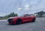 2019 Camaro 2SS running an Aerospace small brake kit with a Forgestar F14 Drag Pack in Satin Black — 17x4.5 -26 Fronts / 15x10 +44 Rears (5x4.75BC) wrapped in Mickey Thompson P275/60R15 ET Street Radial Pro (3754X)