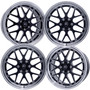 Billet Specialties Turbo LT 20x10 | 6x139.7 BC | 6.5in. BS - Black / Polished Lip Wheel - AMCB63210S8365 for Chevrolet Silverado 1500 1999-2026, GMC Sierra 1500 1999-2026, Cadillac Escalade 2019-2026, GMC Yukon 2019-2026, Chevrolet Tahoe 2019-2026, Chevrolet Suburban 2019-2026, Ram 1500 / Rebel 2019-2026