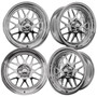 Billet Specialties Turbo LT | Polished Drag Wheel | 18x11 | 4.5 BS | -38 Offset | 5x5 / 5x127 BC (C10 / OBS C1500) - AMC63811S7345 for Chevrolet Silverado C1500 2WD 1988-1999, Chevy C10 1967-1987