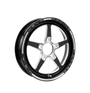 Weld Racing Alumastar 1-Piece 15x3.5 / 5x4.5 BP / 1.75in. BS Black Drag Wheel - Non-Beadlock #88B-15204