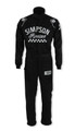 Simpson Safety Checkers Classic Driving Suit - 1-Piece, SFI 3.2A/5, Nomex Double Layer Black product photo