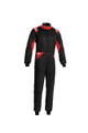 SPARCO Sprint One-Piece Racing Suit - FIA Approved, SFI 3.2A/5, Dual Layer Fire Retardant Cotton Black and Red product photo