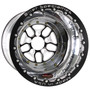 Billet Specialties Comp 7 Double Beadlock 15x12 5x4.75 BC 4.50in BS Black Anodized Drag Wheel BCD075126145