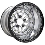 Billet Specialties Comp 7 Double Beadlock 15x15 5x5.00 BC 3.00in BS Polished Drag Wheel CDB075157330