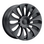 Voxx Replica EV3 18x8.5 5x4.50 / 5x120 BC +35mm Matte Black Wheel EV3 885-5007-35 MB - angle view