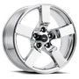 Voxx Replica Lightning-Style 20x9 5x135 BC +8mm Chrome Wheel LIG 290-5135-8 C - angle view