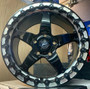 Forgestar D5 Beadlock Gloss Black Wheel w/Machined Lip + Dual Knurling 17x10 +0 5x4.5BC for Nissan GT-R #BEAD1710D5BLKMC0545 F00170067P00 for Nissan GT-R 2007-2024
