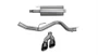 CORSA Sport Cat-Back Exhaust | 2015-2020 Ford F-150 5.0L V8 SuperCrew | Dual 4in Black PVD Tips | 14837BLK
