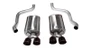 CORSA Sport Axle-Back Exhaust | 2009-2013 Chevrolet Corvette ZR1/Grand Sport 6.2L V8 | Black PVD Tips | 14108BLK - view 5