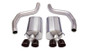 CORSA Sport Axle-Back Exhaust | 2006-2013 Chevrolet Corvette Z06/ZR1 7.0L V8 | Black PVD Tips | 14164BLK - view 8