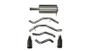 CORSA Sport Cat-Back Exhaust | 2019-2024 Ram 1500 5.7L HEMI V8 Quad Cab / Crew Cab | Black Coated Tips | 21035BPC