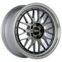 BBS LM 18x10 5x114.3 ET20 Diamond Black with Diamond Cut Machined Lip Wheel - PFS Required - LM086DBPK - view 2