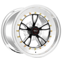 WELD Racing Full Throttle 17x8 Black Center - Polished Shell Non-Beadlock Drag Wheel - 93HB7080A52A