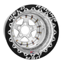 WELD Racing Alumastar 15x10 Black Center - Polished Shell Polished Single Beadlock MT Drag Wheel - 88B510280G