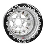 WELD Racing Alumastar 16x16 Polished Center - Black Shell Black Double Beadlock Drag Wheel - 88-616B558UB
