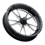WELD Racing Full Throttle 17x3.5 Gloss Black Milled Front Runner - 82C-17002NB-B - View 3
