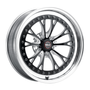 WELD Racing Vitesse 17x5 Black Center - Polished Shell Front Runner - 94HB7050N22A