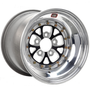 WELD Racing V-Series 15x13 Black Center - Polished Shell Non-Beadlock Drag Wheel - 84B-513280