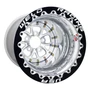WELD Racing V-Series 15x15 Polished Center - Polished Shell Black Double Beadlock Drag Wheel - 84P-515278CB