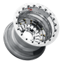 WELD Racing RPM 15x10 Polished Center - Polished Shell Polished Single Beadlock MT Drag Wheel - 85P510278G - View 3
