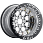 WELD Racing Magnum Import 13x11 Black Center - Polished Shell Double Beadlock Drag Wheel - 768B-31115MP