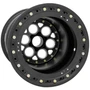 WELD Racing Magnum Sprint 15x17 Black Center - Black Shell Double Beadlock Knurled Black Mud Cover Sprint Car Wheel - 735B-517B46K-6
