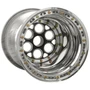 WELD Racing Magnum Sprint 15x18 Black Center - Polished Shell Polished Outer Beadlock Black Mud Cover Sprint Car Wheel - 735B-51856BC-6