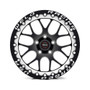 Weld Racing RT-S S77 17x11 / 5x115mm BP / 6.2in. BS Black Drag Wheel (High Pad) - Black Single Beadlock #77HB7110W62F