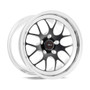 Weld Racing RT-S S77 17x10 / 5x115mm BP / 5.2in. BS Black Drag Wheel (High Pad) - Non-Beadlock #77HB7100W52A for Charger Hellcat Widebody, Charger SCAT Widebody, Challenger Hellcat Widebody 2018-2023, Challenger Redeye 2018-2023, Challenger SCAT Pack Widebody 2018-2023, Challenger Demon 2018, Demon 170 2023