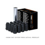 Forgestar Black Lug Nut Kit for Forgestar F14 Street / F14 Drag / D5 Drag Pack / CF5 / CF5V / CF10 / X6 / X14 Wheels (Complete 4-Corner Lug Nut Kit)