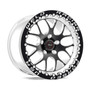 Weld Racing RT-S S77 17x10 / 5x4.75 BP / 7.2in. BS Black Drag Wheel (High Pad) - Black Single Beadlock #77MB7100B83F