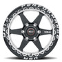 WELD Ventura 6 Beadlock Drag Gloss Black Wheel with Milled Spokes 17x11 | 6x127 BC (6x5) | +36 Offset | 7.375 Backspacing - S90971181P36  for 2006, 2007, 2008, 2009 Chevrolet TrailBlazer SS