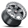 WELD Ventura 6 Beadlock Drag Gloss Black Wheel with Milled Spokes 20x11 | 6x127 BC (6x5) | +36 Offset | 7.375 Backspacing - S90901181P36  for 2006, 2007, 2008, 2009 Chevrolet TrailBlazer SS