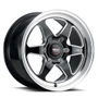 WELD Ventura 6 Drag Gloss Black Wheel with Milled Spokes 17x5 | 6x135BC | -7 Offset | 2.75 Backspacing - S1567C089N07 for 2004, 2005, 2006, 2007, 2008, 2009, 2010, 2011, 2012, 2013, 2014, 2015, 2016, 2017, 2018, 2019, 2020, 2021, 2022, 2023, 2024Ford F-150