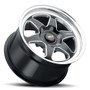 WELD Ventura 6 Drag Gloss Black Wheel with Milled Spokes 20x10 | 6x139.7 BC (6x5.5) | +38 Offset | 7.00 Backspacing - S15600084P38 for 1999, 2000, 2001, 2002, 2003, 2004, 2005, 2006, 2007, 2008, 2009, 2010, 2011, 2012, 2013, 2014, 2015, 2016, 2017, 2018, 2019, 2020, 2021 Chevrolet Silverado 1500, GMC Sierra 1500.