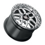 WELD Laguna Beadlock Drag Gloss Black Wheel with Milled Spokes 15x10 | 5x120.65 BC (5x4.75) | +50 Offset | 7.50 Backspacing - S907B0063P50
 for Camaro 1993-2002, Firebird 1993-2002, Corvette C6 Grand Sport / Z06 2005-2013, Corvette C7 Grand Sport / Z06 2014-2019