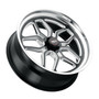 WELD Laguna Drag Gloss Black Wheel with Milled Spokes 15x10 | 5x114.3 BC (5x4.5) | +50 Offset | 7.50 Backspacing - S152B0067P51 for Shelby GT500 2007-2014, Mustang S197 V6 / GT 2005-2014, Mustang S550 GT / V6 / EcoBoost 2015-2023, Supra MK4 1993-2002