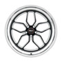 WELD Laguna Drag Gloss Black Wheel with Milled Spokes 17x10 | 5x115 BC | +30 Offset | 6.70 Backspacing - S15270071P30 for Challenger 2009-2021, Charger 2006-2010, Charger 2012-2021, Chrysler 300 2012-2021, Magnum 2005-2009, Charger & Challenger Hellcat Standard Body 2015-2021