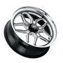 WELD Laguna Drag Gloss Black Wheel with Milled Spokes 17x10 | 5x120 BC | +45 Offset | 7.25 Backspacing - S15270022P45 for G8 GT & VE Commodore 2008-2009, Chevy SS Sedan (Holden VF) 2014-2016, CTS-V Coupe 2011-2015, CTS-V Sedan 2009-2014, Camaro SS / ZL1 2010-2015, Camaro SS / 1LE / ZL1 2016-2021