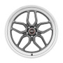 WELD Laguna Street Satin Gunmetal Wheel with Milled Spokes 20x10.5 | 5x114.3 BC (5x4.5) | +50 Offset | 7.75 Backspacing - S10800565P50 for 2005-2014 Mustang GT / V6 / Coyote